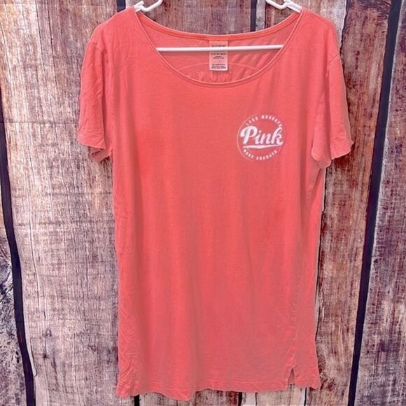 PINK Victoria’s Secret Orange Tee - Picture 2 of 4